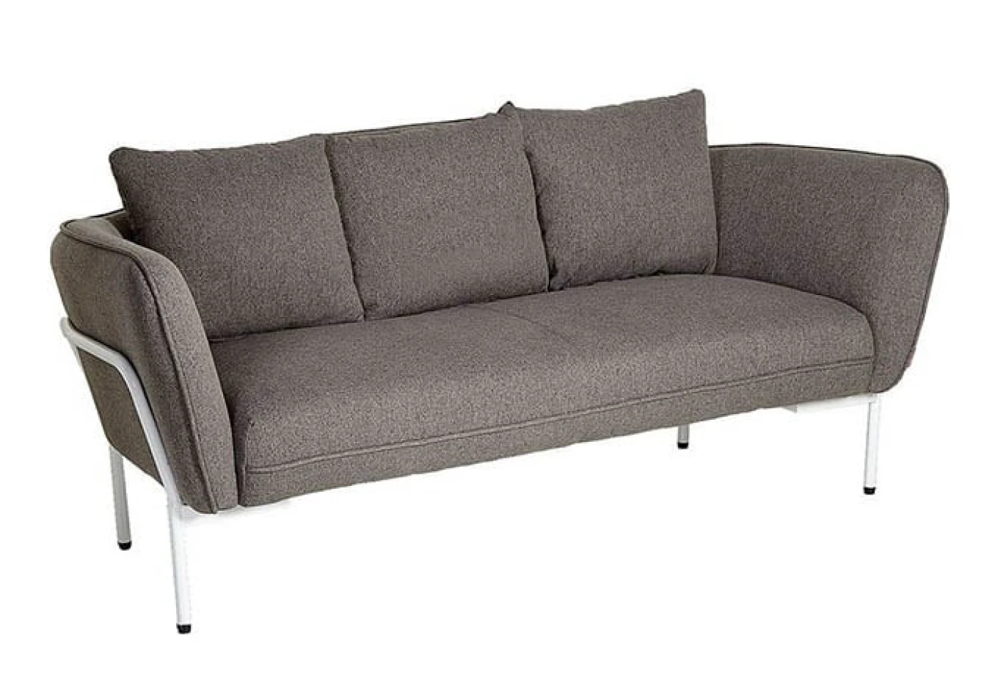 FUNKY felt sofa has a cover made from soft microfiber, providing comfort and smoothness.