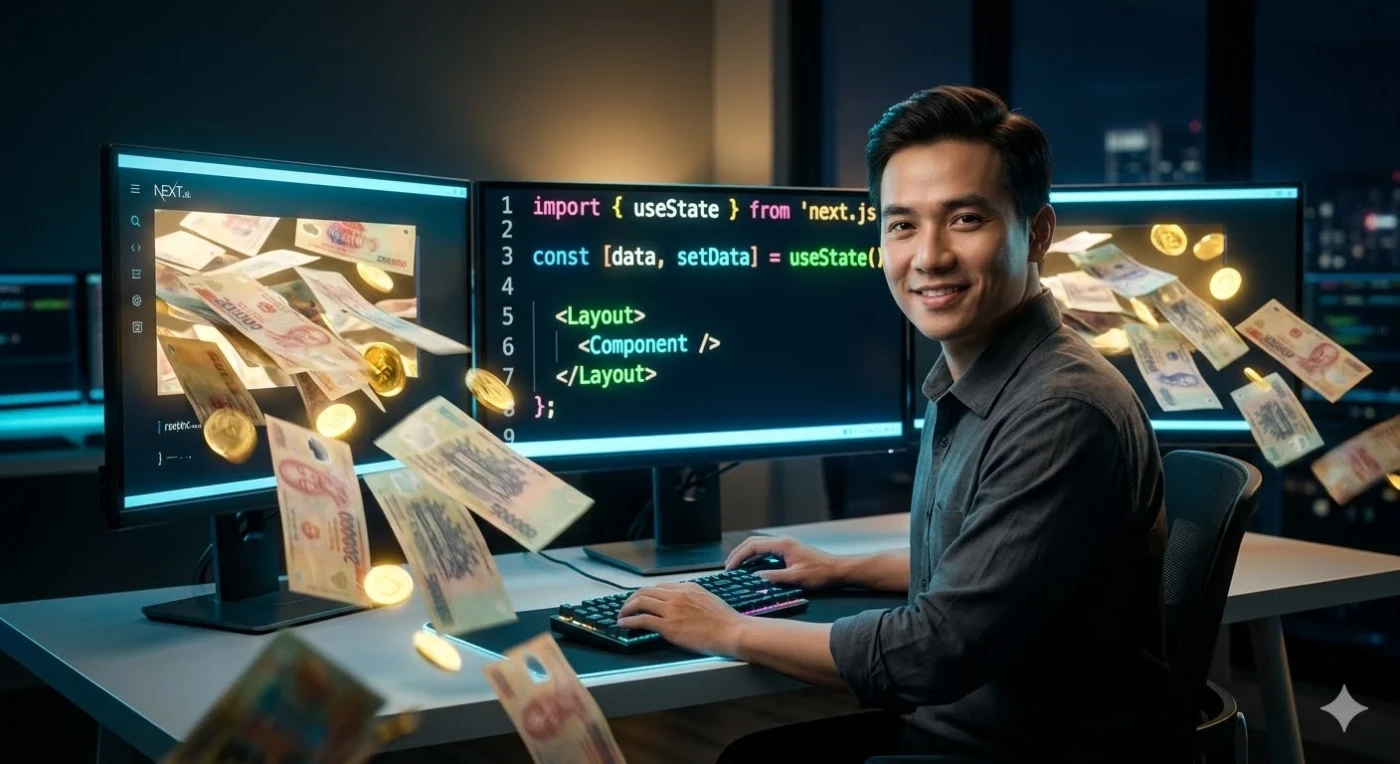 4 mo hinh kiem tien tu ky nang lap trinh nextjs